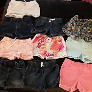 10 pair Girls size 4&5 shorts lot